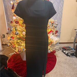 Worthington Classic Black Midi Dress